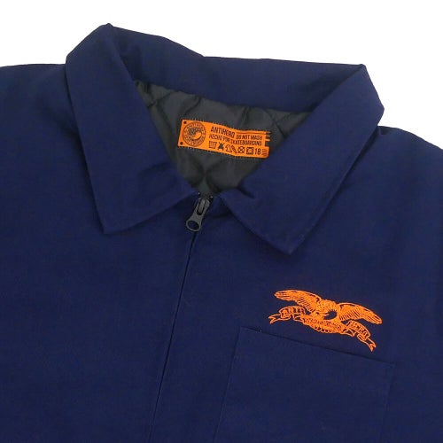 ANTIHERO JACKET アンチヒーロー ジャケット BASIC EAGLE STASH NAVY スケートボード スケボー 1