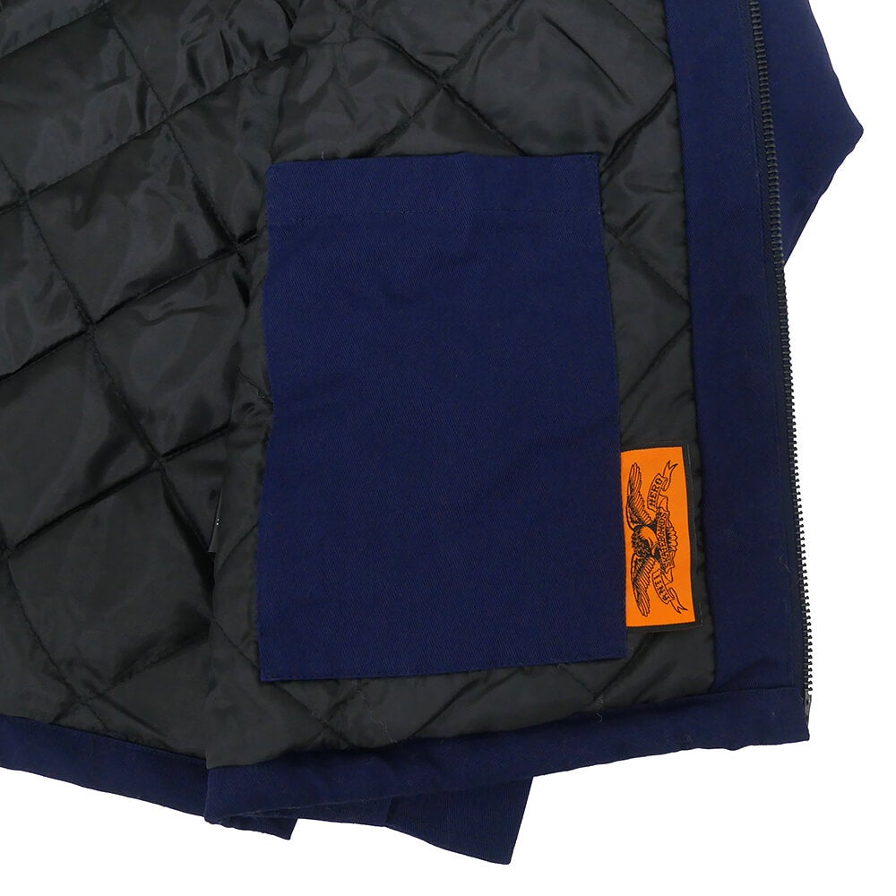 ANTIHERO JACKET アンチヒーロー ジャケット BASIC EAGLE STASH NAVY スケートボード スケボー 4