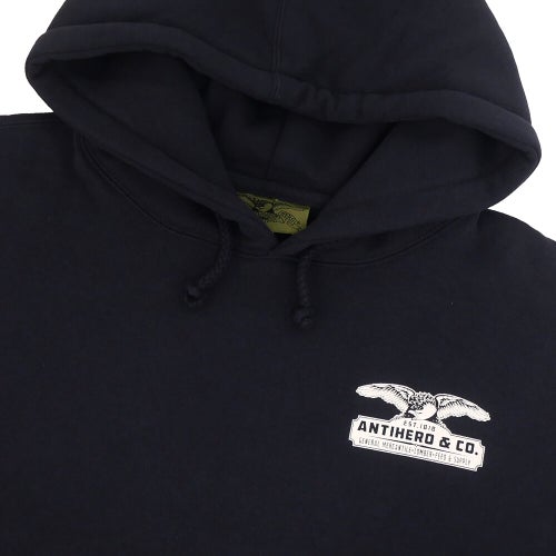 ANTIHERO HOOD アンチヒーロー パーカー PIGEON MASH NAVY スケートボード スケボー 2