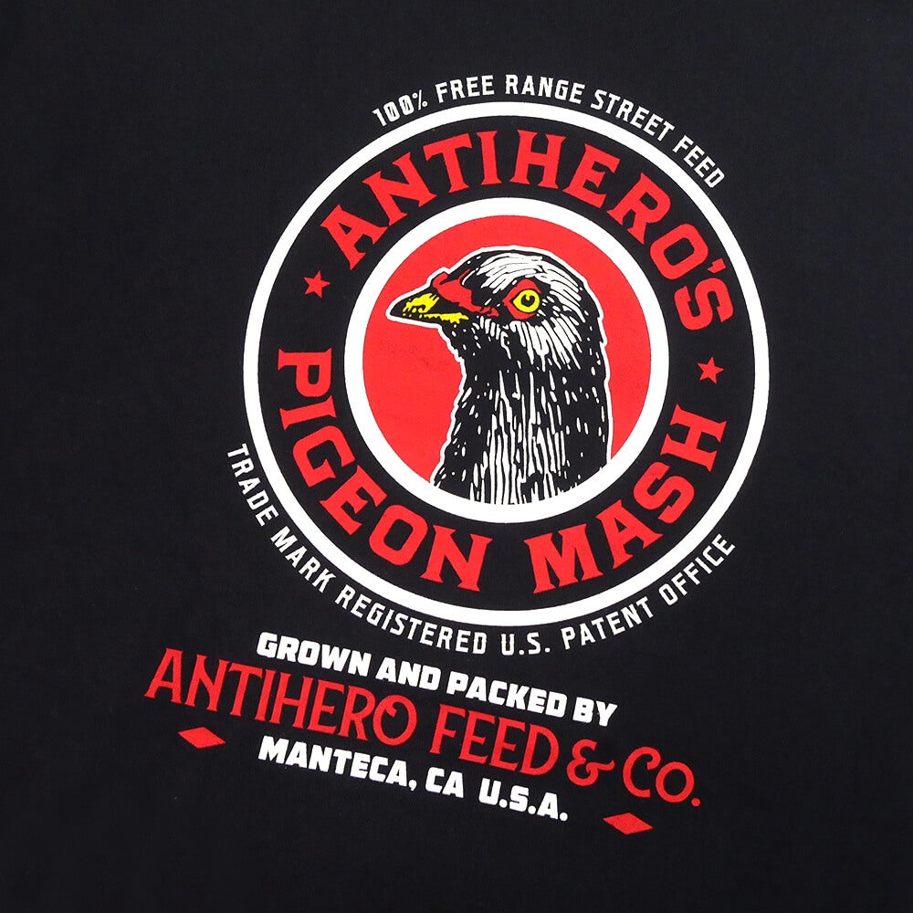 ANTIHERO HOOD アンチヒーロー パーカー PIGEON MASH NAVY スケートボード スケボー 3
