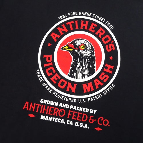 ANTIHERO HOOD アンチヒーロー パーカー PIGEON MASH NAVY スケートボード スケボー 3