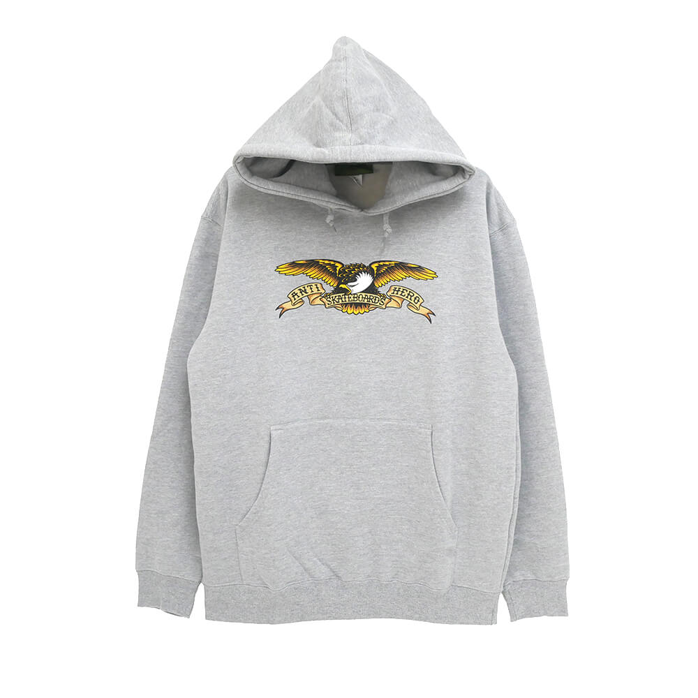 ANTIHERO HOOD アンチヒーロー パーカー EAGLE GREY スケートボード スケボー 