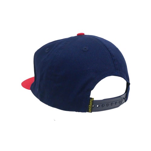  ANTIHERO CAP アンチヒーロー キャップ BASIC EAGLE SNAPBACK NAVY/RED スケートボード スケボー 2