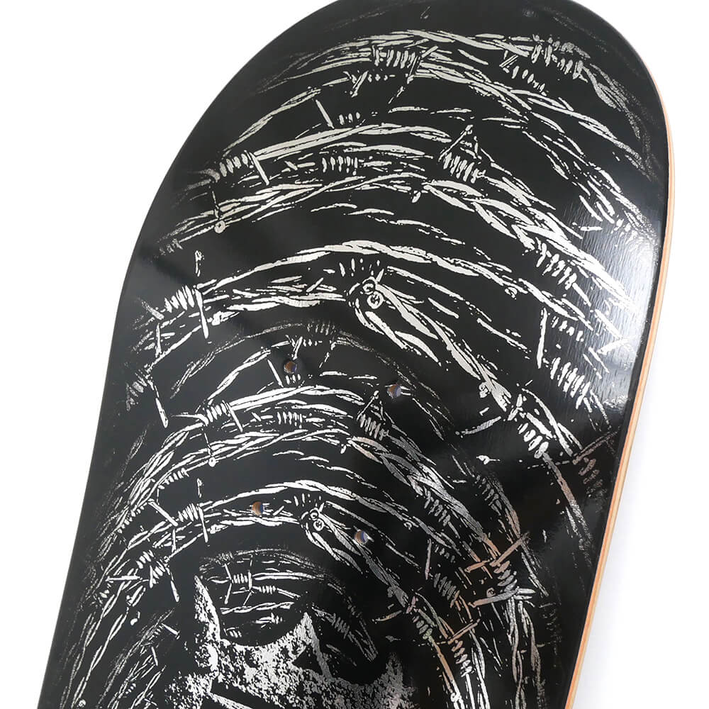 REAL DECK リアル デッキ TEAM BARBED FOIL OVAL 8.12 スケートボード スケボー 3