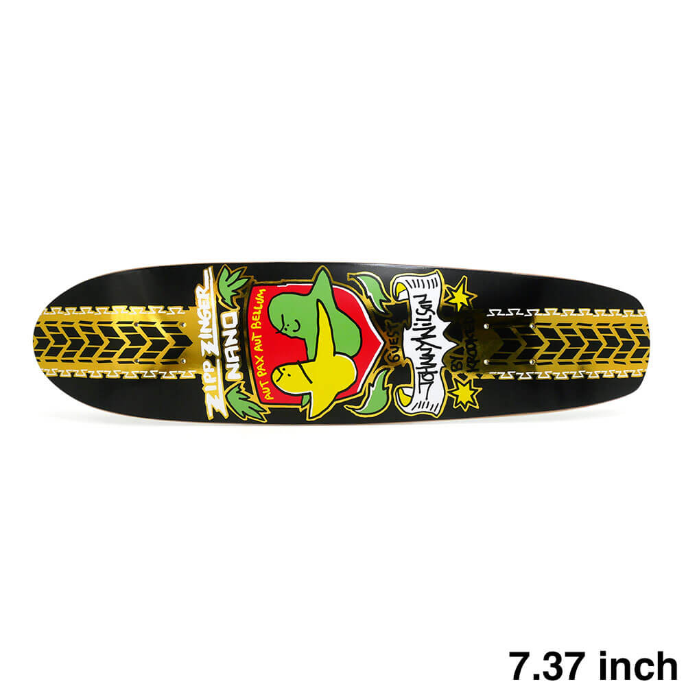 KROOKED DECK クルキッド デッキ JOHNNY WILSON GUEST PRO ZINGER NANO 7.37 スケートボード スケボー 1