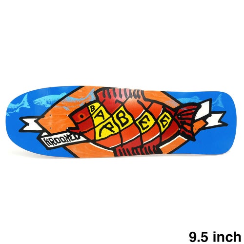 KROOKED DECK クルキッド デッキ RAY BARBEE TROPHY ORANGE STAIN 9.5 スケートボード スケボー 1