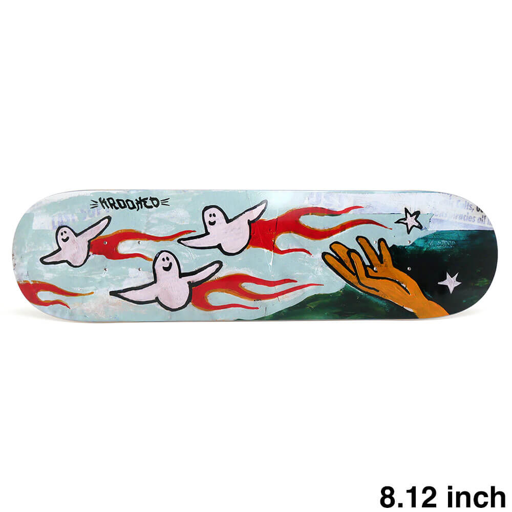 KROOKED DECK クルキッド デッキ TEAM FIREBIRDS 8.12 スケートボード スケボー 1