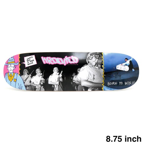 KROOKED DECK クルキッド デッキ TEAM A-HOLE RE-ISSUE 8.75 TWIN NOSE SHAPE スケートボード スケボー 1
