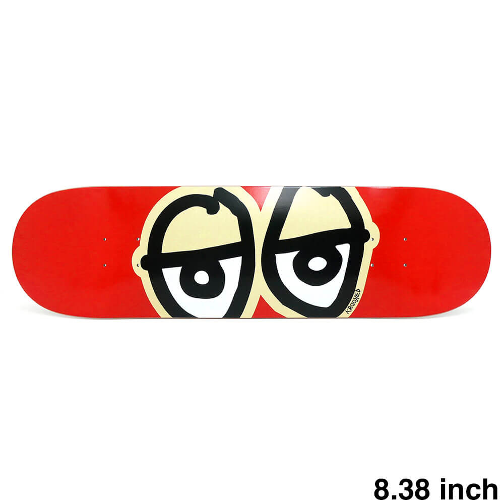 KROOKED DECK クルキッド デッキ TEAM EYES RED 8.38 スケートボード スケボー 1