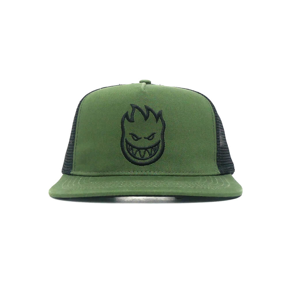 SPITFIRE MESHCAP スピットファイヤー メッシュキャップ BIGHEAD MESH SNAPBACK OLIVE/BLACK スケートボード スケボー 1
