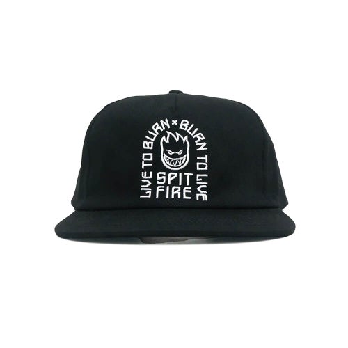 SPITFIRE CAP スピットファイヤー キャップ LTB ARCH SNAPBACK BLACK スケートボード スケボー 1