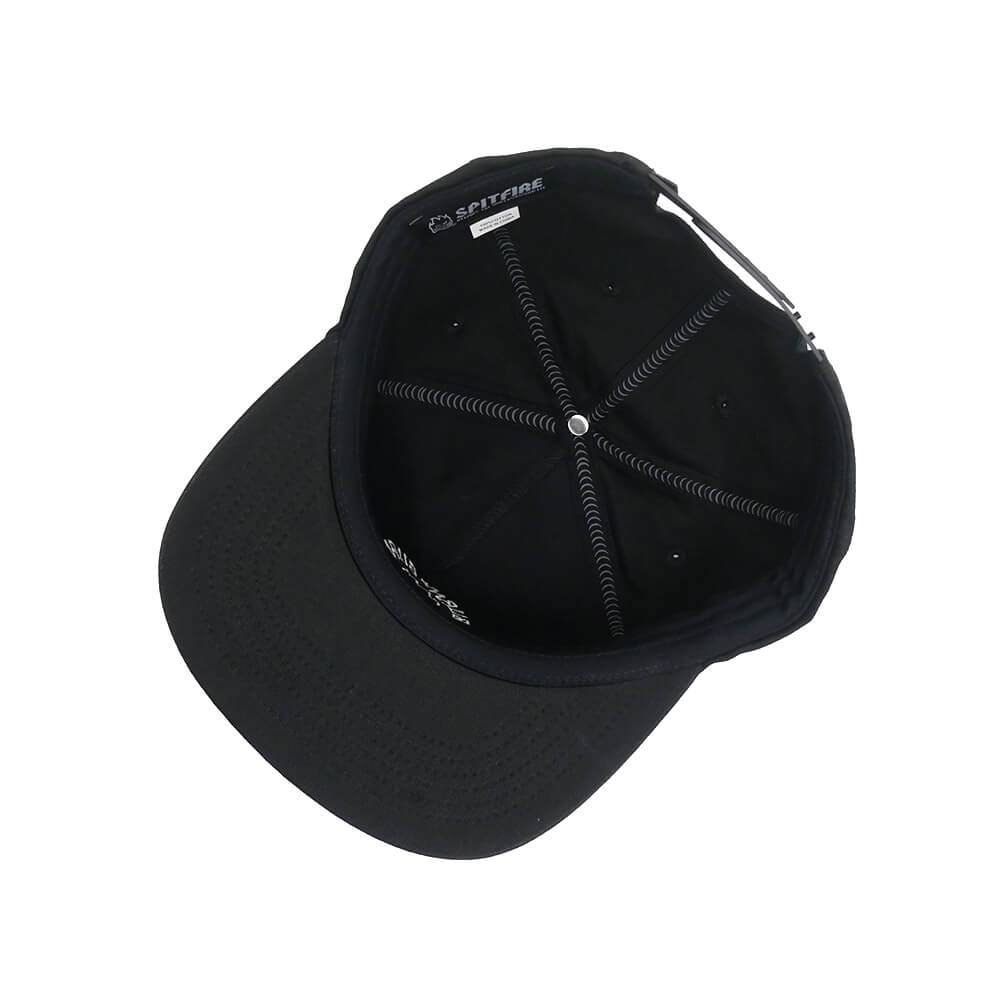 SPITFIRE CAP スピットファイヤー キャップ LTB ARCH SNAPBACK BLACK スケートボード スケボー 3