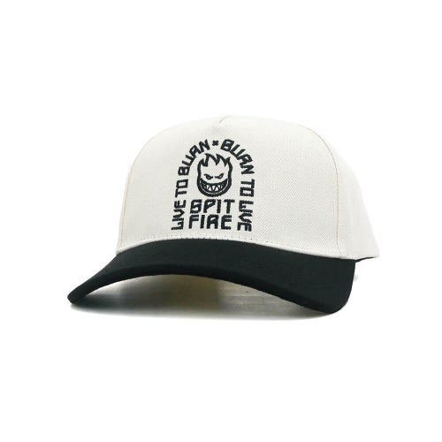 SPITFIRE CAP スピットファイヤー キャップ LTB ARCH SNAPBACK OFF WHITE/BLACK スケートボード スケボー 
