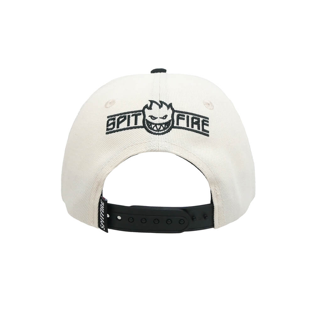 SPITFIRE CAP スピットファイヤー キャップ LTB ARCH SNAPBACK OFF WHITE/BLACK スケートボード スケボー 3