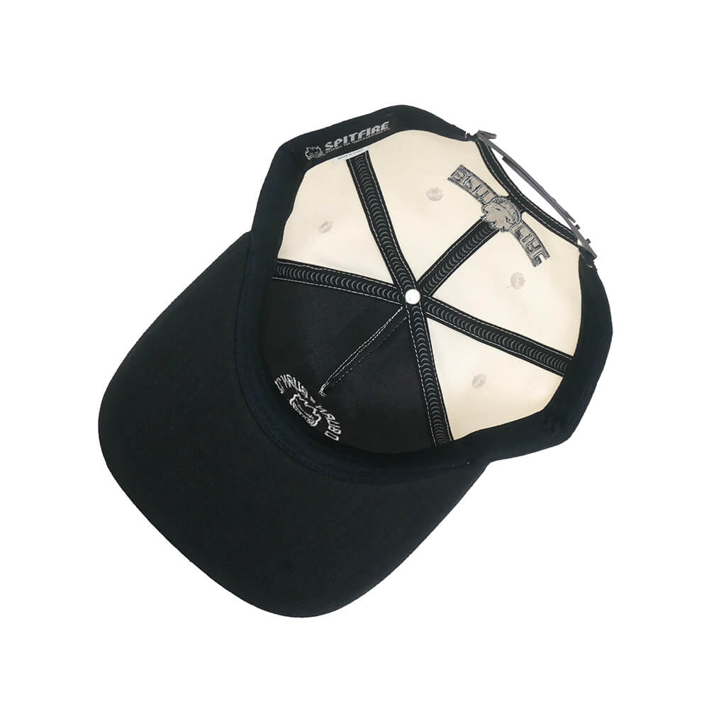 SPITFIRE CAP スピットファイヤー キャップ LTB ARCH SNAPBACK OFF WHITE/BLACK スケートボード スケボー 4