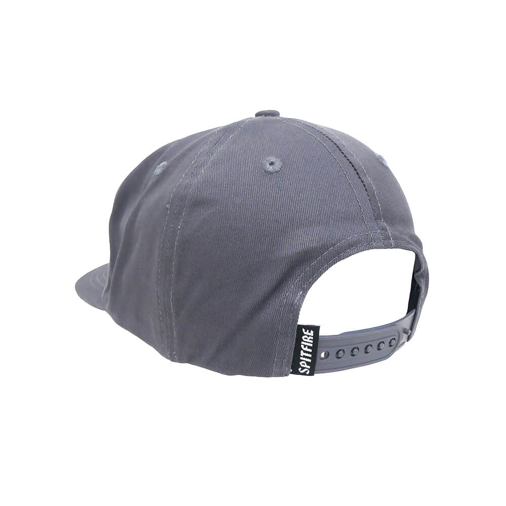 SPITFIRE CAP スピットファイヤー キャップ GAS MASK SCRIPT PATCH SNAPBACK CHARCOAL スケートボード スケボー 2