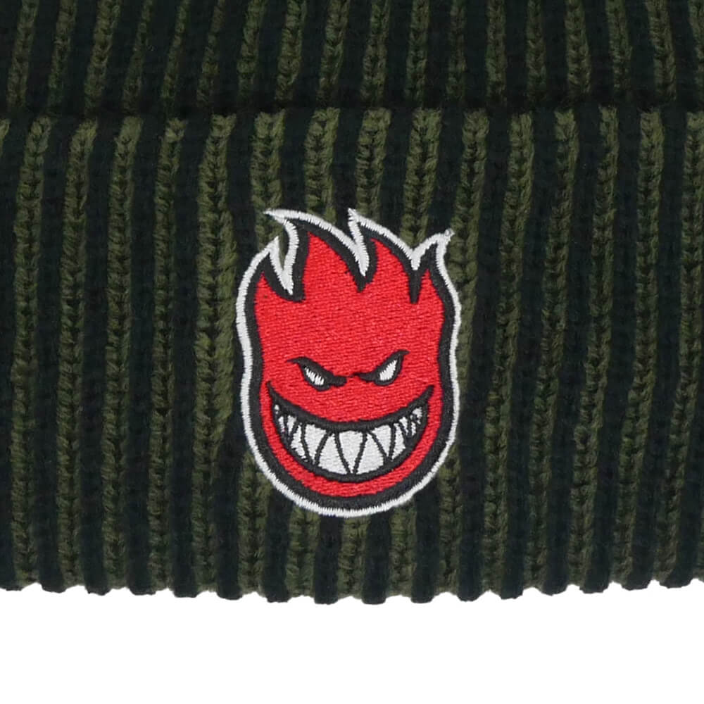 SPITFIRE KNITCAP スピットファイヤー ニットキャップ BIGHEAD FILL CUFF BEANIE OLIVE/BLACK スケートボード スケボー 2