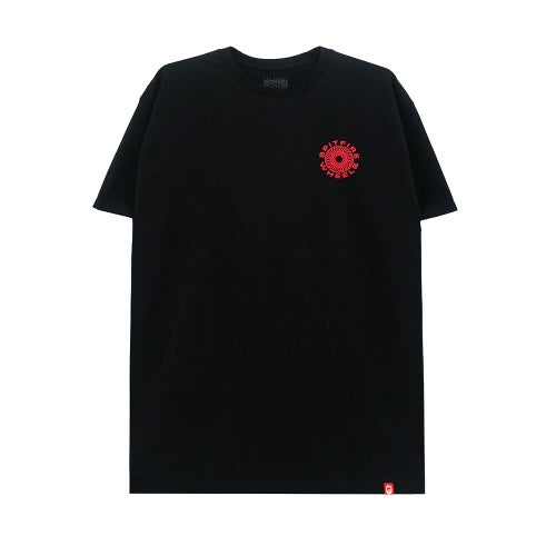 SPITFIRE T-SHIRT スピットファイヤー Tシャツ CLASSIC 87 SWIRL FILL BLACK/RED スケートボード スケボー 1