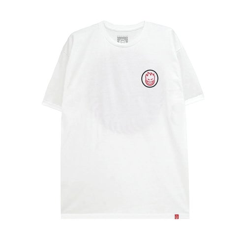 SPITFIRE T-SHIRT スピットファイヤー Tシャツ CLASSIC SWIRL OVERLEYWHITE/RED スケートボード スケボー 1