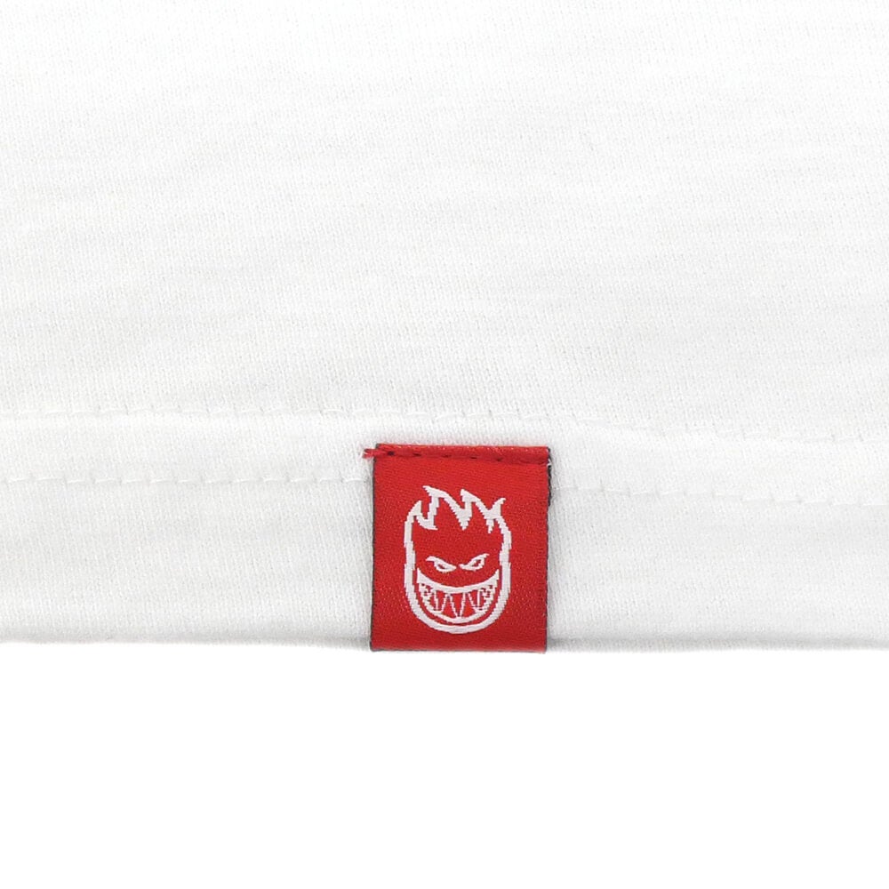 SPITFIRE T-SHIRT スピットファイヤー Tシャツ CLASSIC SWIRL OVERLEYWHITE/RED スケートボード スケボー 4
