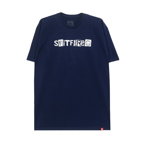 SPITFIRE T-SHIRT スピットファイヤー Tシャツ RANSOM 2 NAVY スケートボード スケボー 