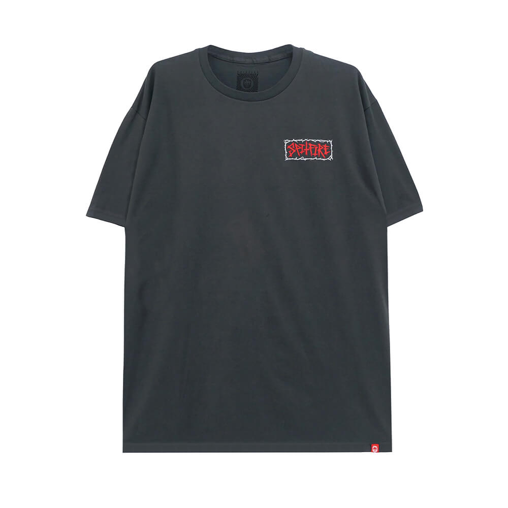 SPITFIRE T-SHIRT スピットファイヤー Tシャツ GAS MASK CHARCOAL スケートボード スケボー 1