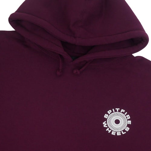 SPITFIRE HOOD スピットファイヤー パーカー CLASSIC 87 SWIRL FILL MAROON スケートボード スケボー 2