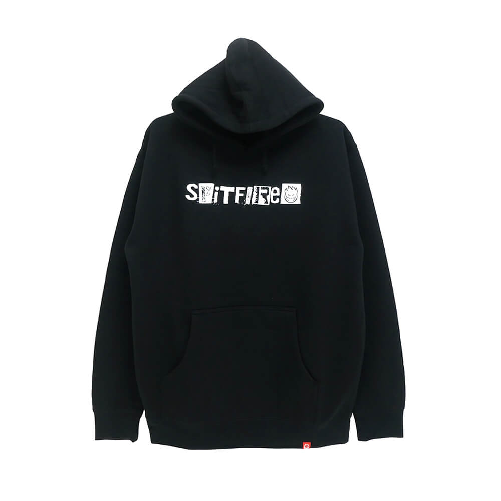 SPITFIRE HOOD スピットファイヤー パーカー RANSOM 2 BLACK スケートボード スケボー 