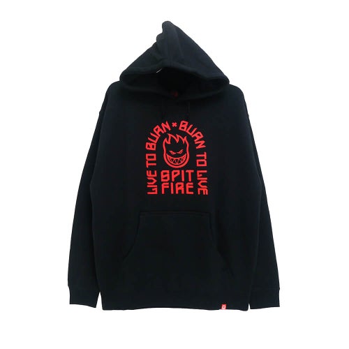  SPITFIRE HOOD スピットファイヤー パーカー LTB ARCH BLACK スケートボード スケボー 
