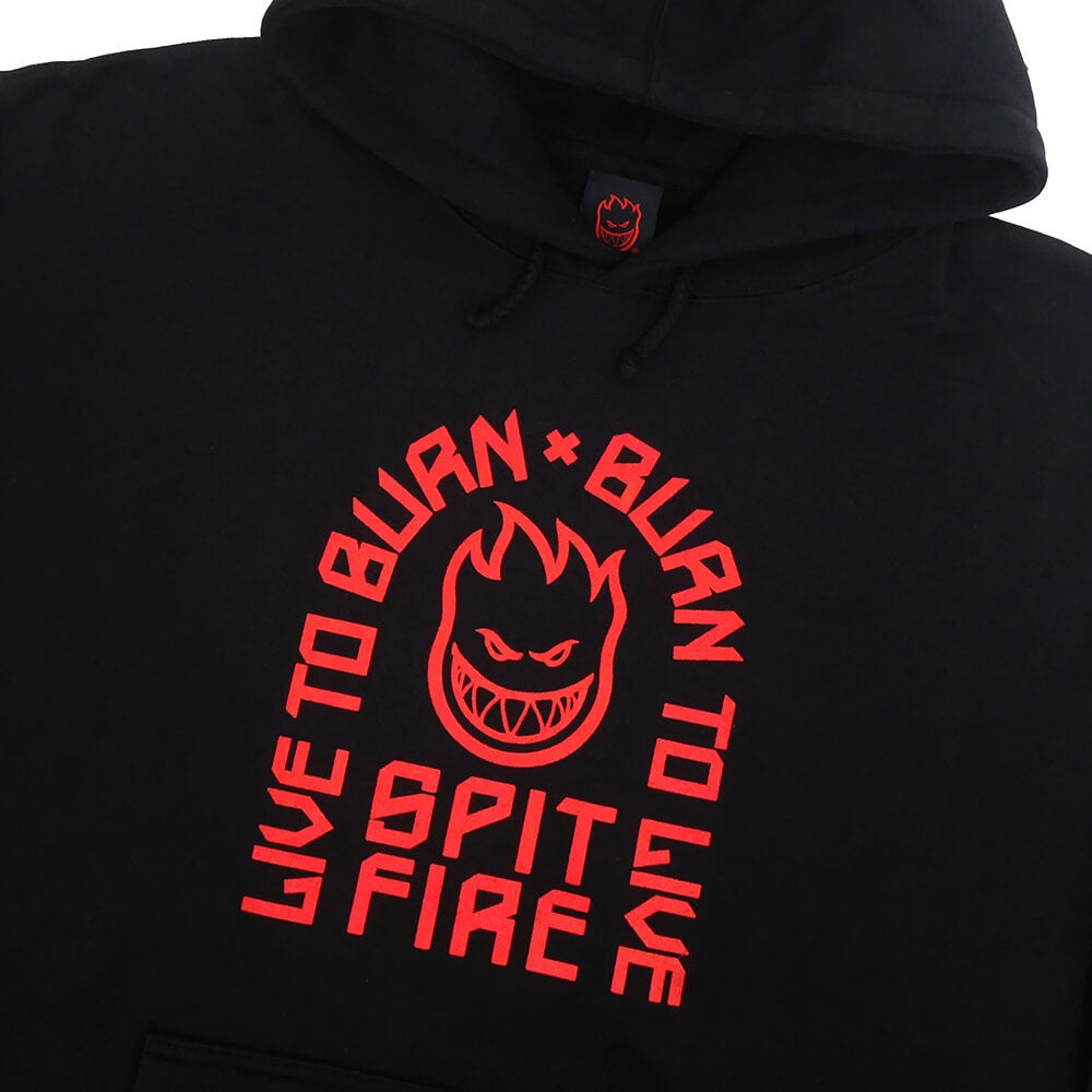  SPITFIRE HOOD スピットファイヤー パーカー LTB ARCH BLACK スケートボード スケボー 1