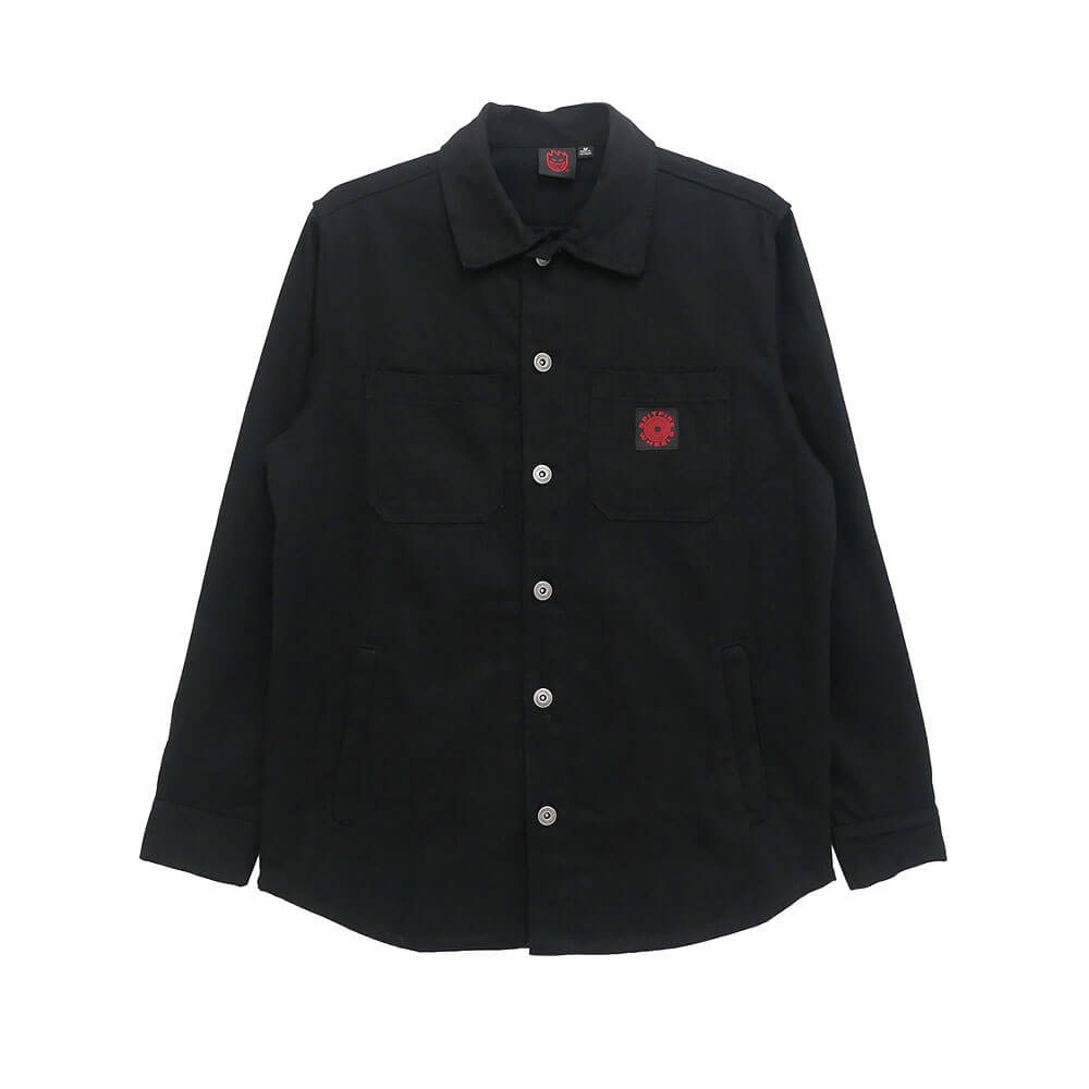 SPITFIRE JACKET スピットファイヤー ジャケット CLASSIC 87 SWIRL SHIRT BLACK スケートボード スケボー 