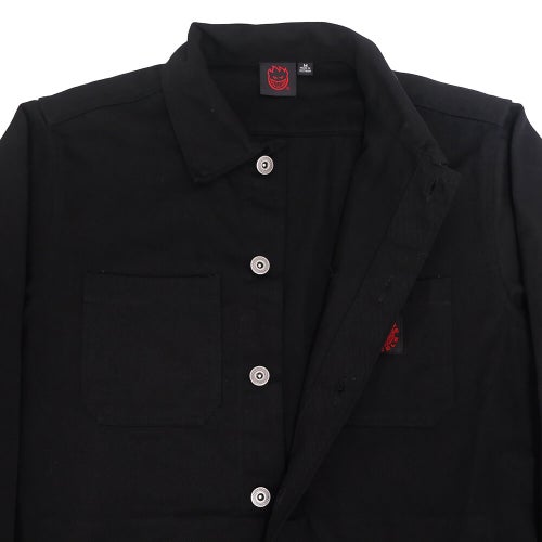 SPITFIRE JACKET スピットファイヤー ジャケット CLASSIC 87 SWIRL SHIRT BLACK スケートボード スケボー 3