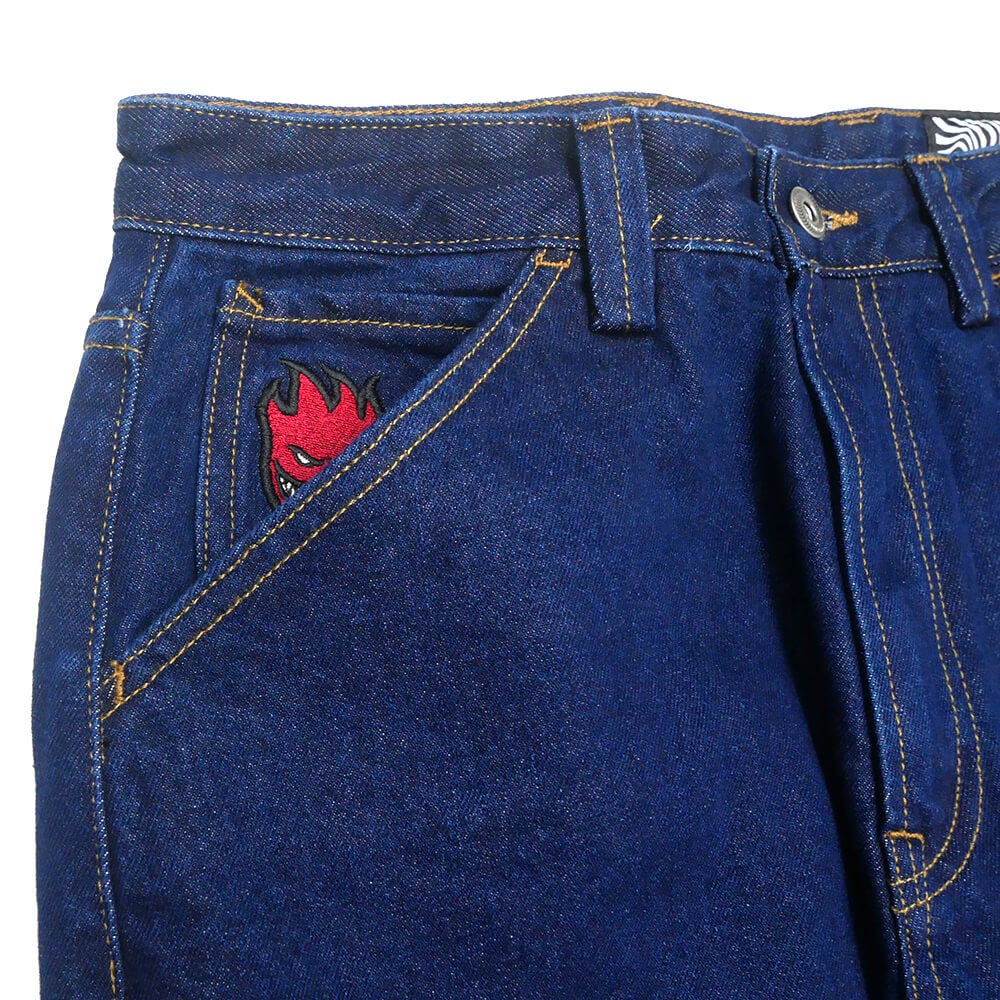 SPITFIRE JEANS スピットファイヤー パンツ ジーンズ BIGHEAD FILL DENIM DARK RINSE スケートボード スケボー 1