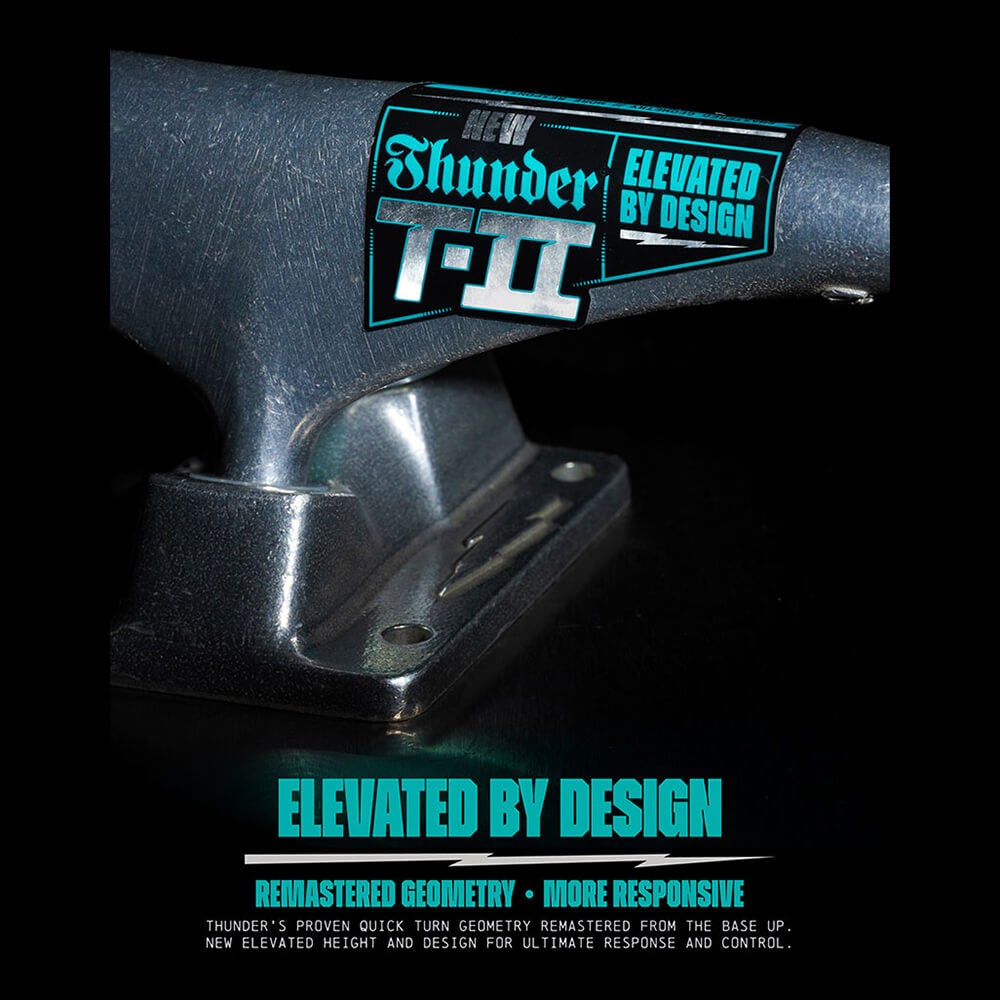 THUNDER TRUCK サンダー トラック T-II 161 HI シルバー スケートボード スケボー　7