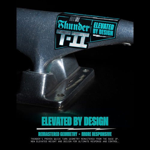 THUNDER TRUCK サンダー トラック T-II 161 HI シルバー スケートボード スケボー　7