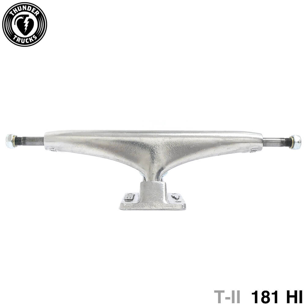 THUNDER TRUCK サンダー トラック T-II 181 HI シルバー スケートボード スケボー　1