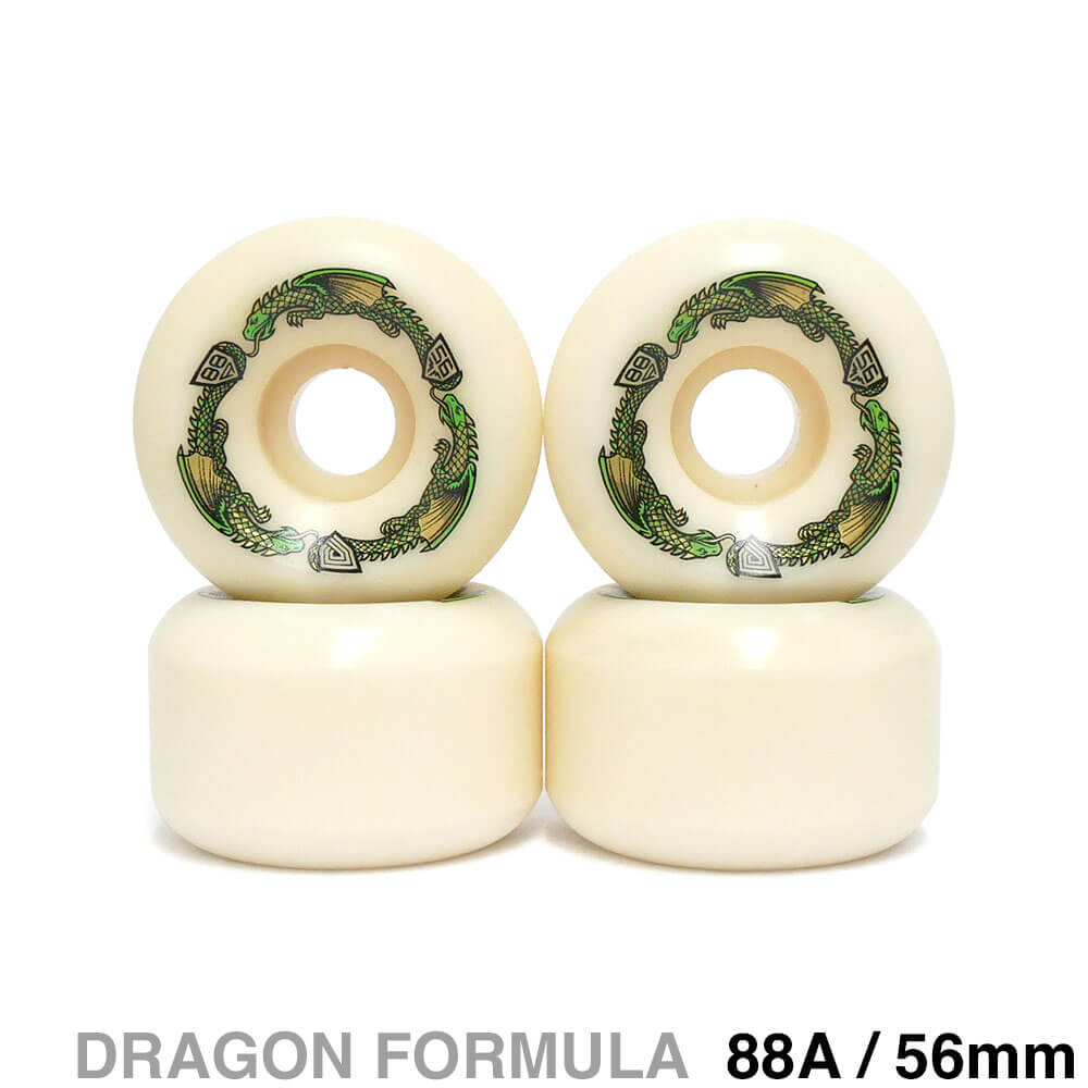 POWELL PERALTA WHEEL パウエルペラルタ ウィール DRAGON FORMULA（DF）88A V6 DRAGONS 56mm x 36mm スケートボード スケボー 1