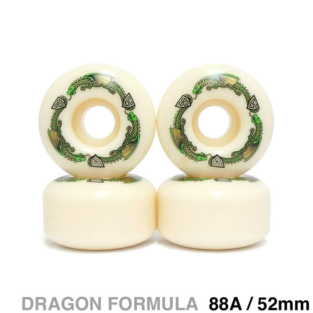 POWELL PERALTA WHEEL パウエルペラルタ ウィール DRAGON FORMULA（DF）88A V1 DRAGONS 52mm x 31mm スケートボード スケボー 1