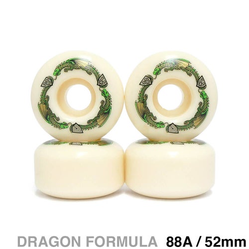POWELL PERALTA WHEEL パウエルペラルタ ウィール DRAGON FORMULA（DF）88A V1 DRAGONS 52mm x 31mm スケートボード スケボー 1