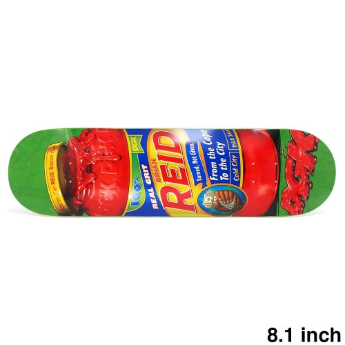 DGK DECK ディージーケー デッキ BRIAN REID THICK SAUCE GREEN STAIN 8.1 スケートボード スケボー　1