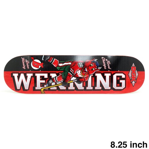 DGK DECK ディージーケー デッキ BRIAN WENNING STREET SOLDIER RED STAIN 8.25 スケートボード スケボー 1