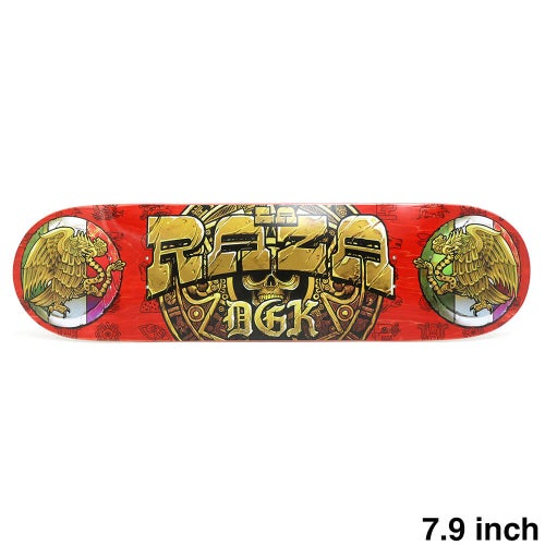 DGK DECK ディージーケー デッキ TEAM LA RAZA RED STAIN 7.9 スケートボード スケボー 1