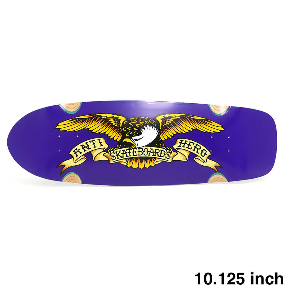 ANTIHERO DECK アンチヒーロー デッキ TEAM SHAPED EAGLE CASTER 10.125 WHEEL WELLS スケートボード スケボー 1