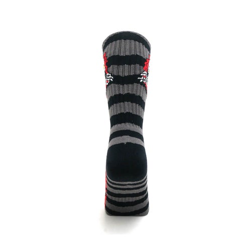 POWELL PERALTA SOCKS パウエルペラルタ ソックス 靴下 RIPPER RIPS CHARCOAL/BLACK スケートボード スケボー 2