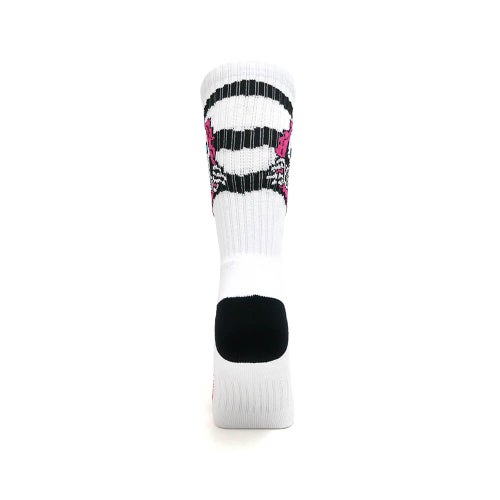 POWELL PERALTA SOCKS パウエルペラルタ ソックス 靴下 RIPPER RIP STRIPES WHITE/BLACK/PINK スケートボード スケボー 2