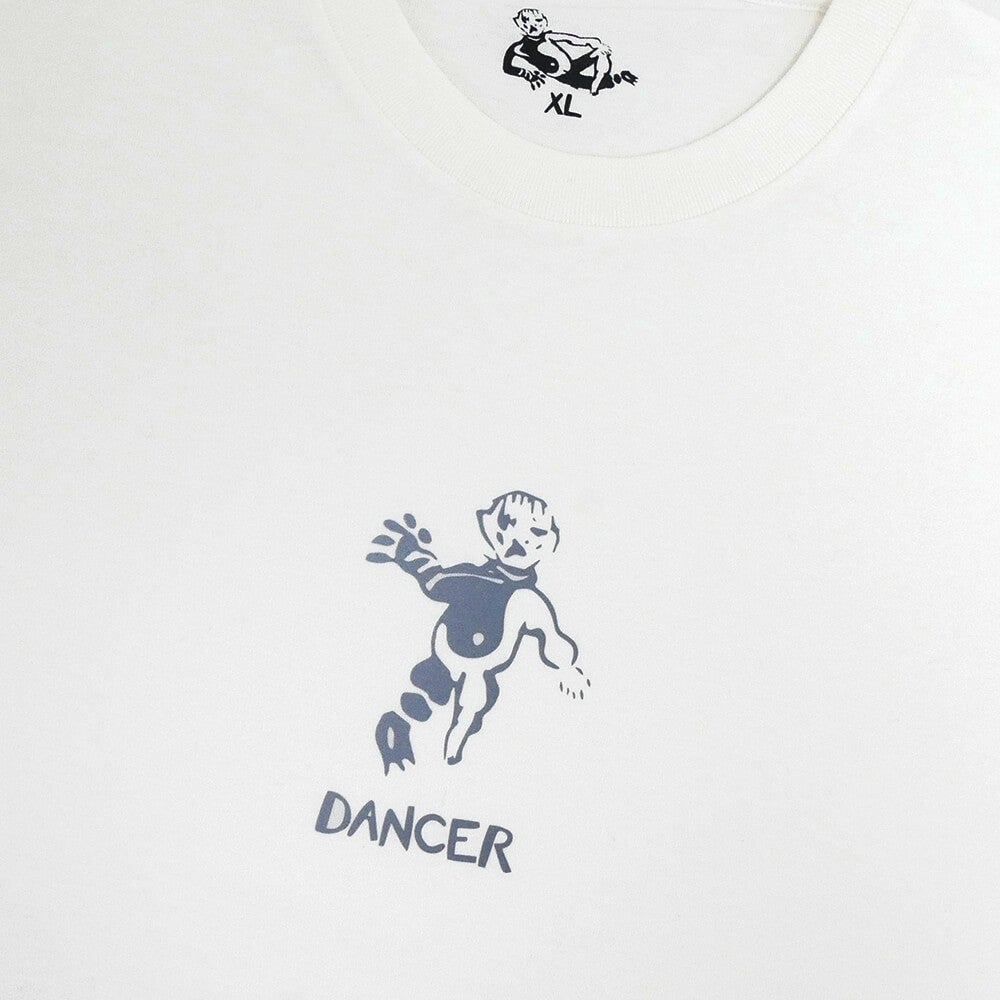 DANCER T-SHIRT ダンサー Tシャツ DANCER OG WHITE/REFLECTIVE スケートボード スケボー 1