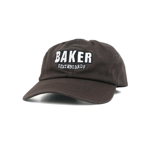 BAKER CAP ベイカー キャップ CLASSIC LOGO DAD SNAPBACK BROWN スケートボード スケボー 