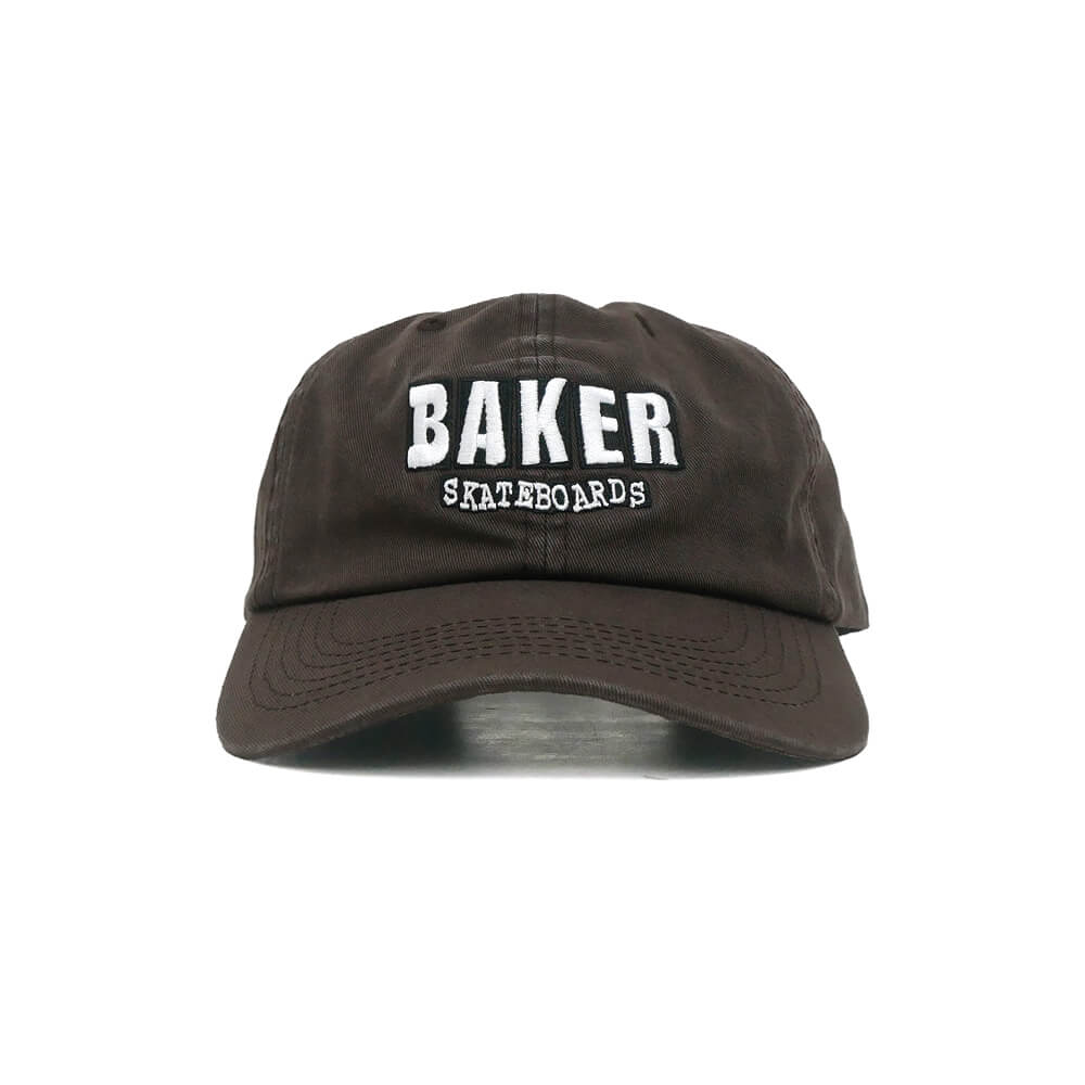 BAKER CAP ベイカー キャップ CLASSIC LOGO DAD SNAPBACK BROWN スケートボード スケボー 1