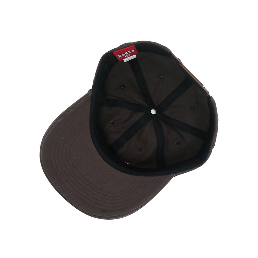 BAKER CAP ベイカー キャップ CLASSIC LOGO DAD SNAPBACK BROWN スケートボード スケボー 3