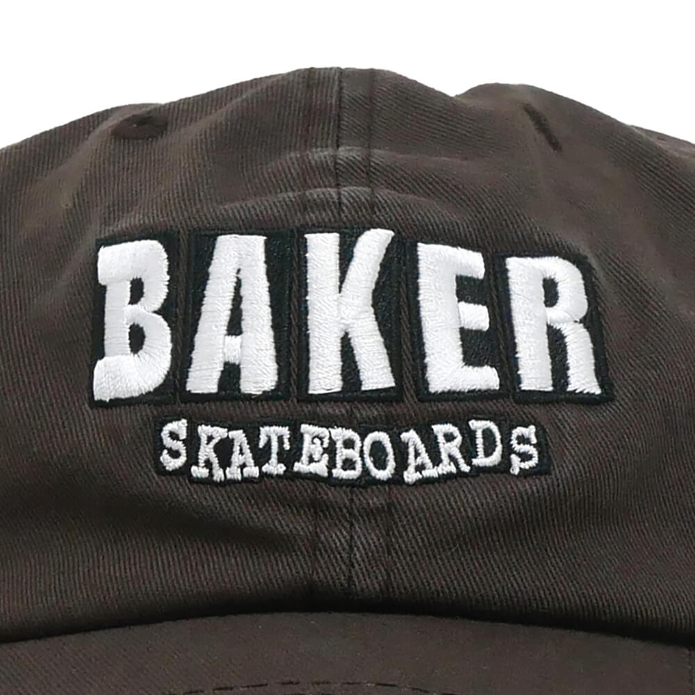 BAKER CAP ベイカー キャップ CLASSIC LOGO DAD SNAPBACK BROWN スケートボード スケボー 4